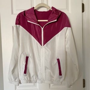 Magenta windbreaker
